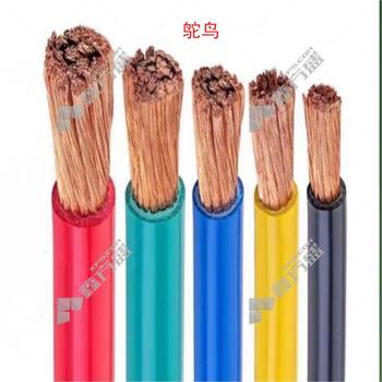 鸵鸟 电线 铜芯，BVR2.5平方黄绿色100米/卷，多股软芯