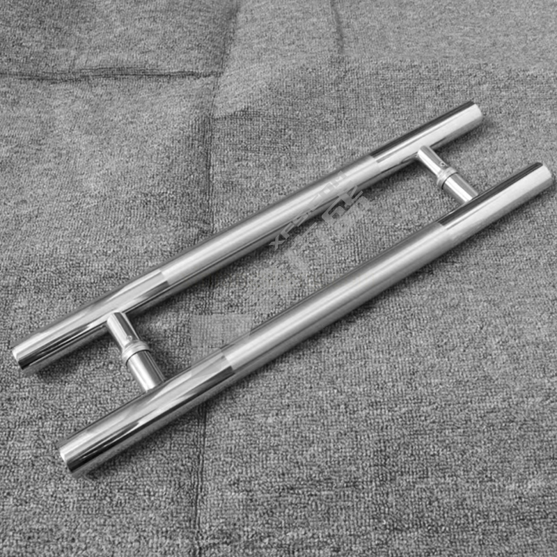 盾石 玻璃门拉手 总长600mm孔距400mm