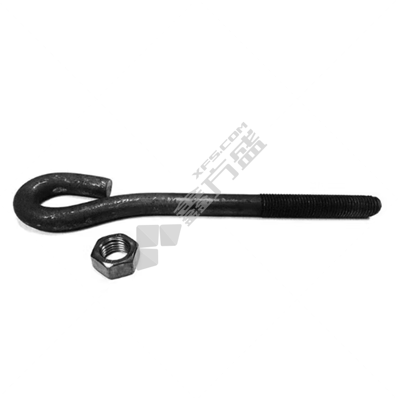 仨仁 发黑 Q235B 4.8级 Y型地脚螺栓含1个螺母 M12/150mm