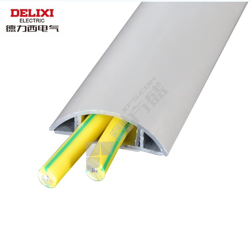 德力西 半圆铝扣线槽 6# 带背胶