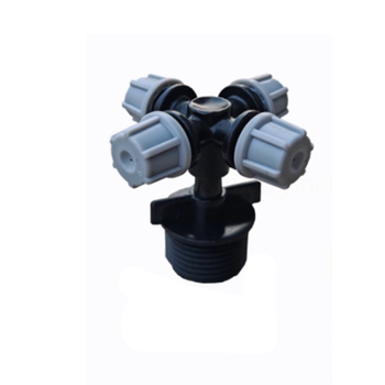 国产优品 塑料十字雾化水雾喷头 0.7mm/灰色