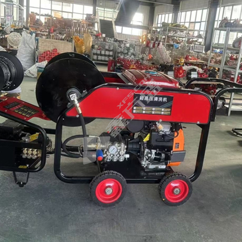 畅通大力 高压疏通机 30马力双缸柴油机200公斤压力66升水流量/60m