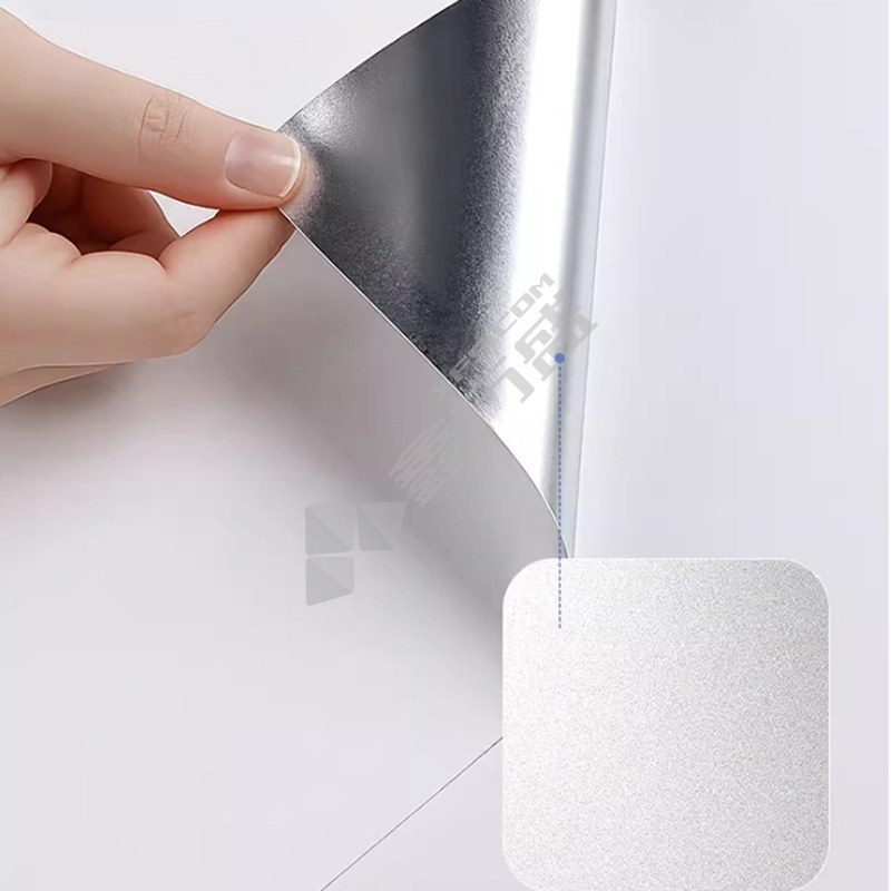 国产优品 加厚铝箔底 防水防晒外墙贴纸 120cm宽*10m长/腻子白