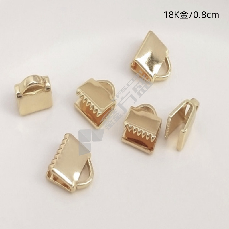 普将军 打包扣 18K金/0.8cm