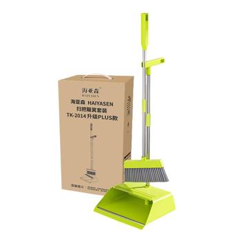 海亚森 扫把簸箕套装. TK-2014 86cm*33cm 梳齿簸箕75cm*26cm (颜色随机) 1组/箱.