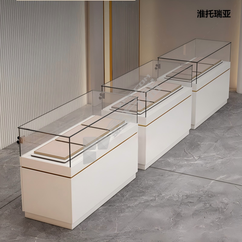 淮托瑞亚 玻璃展示柜. 120×50×95钢化玻璃+多层板.