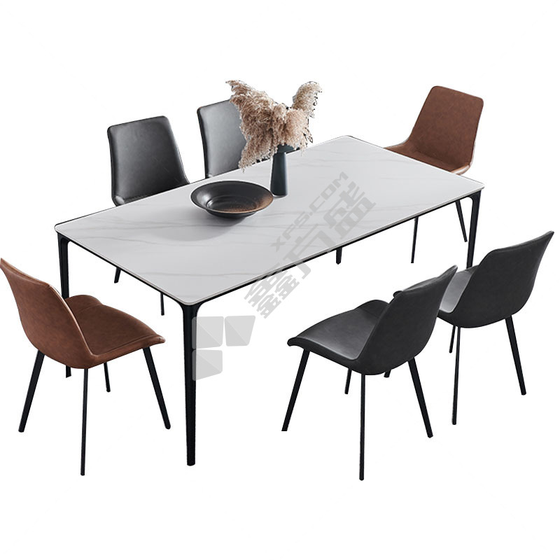 龙代 饭桌 120*60*75mm/白色