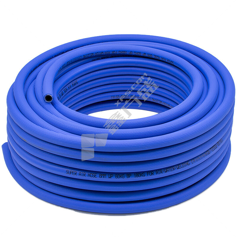 起航者 三胶两线橡胶氧气管 无/6Mpa/蓝/8mm*30m