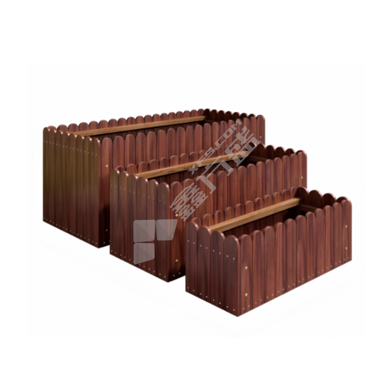 防腐木花箱 180*40cm/10cm/原木色/40cm