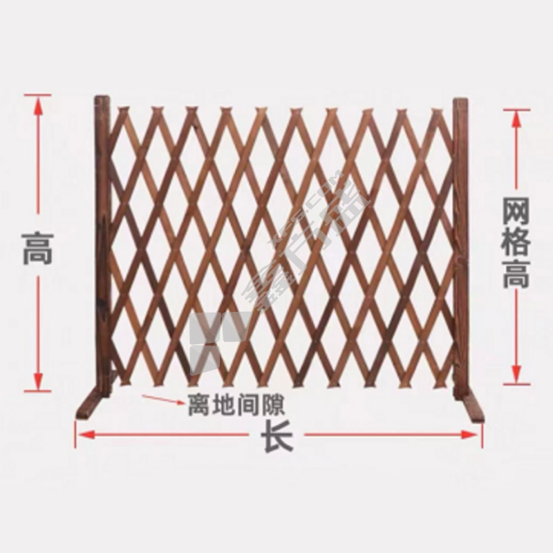 防腐木护栏 1.2m/1.2cm/碳化色/1.2m