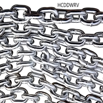 HCDDWRV 镀锌铁链条 短环5mm粗(外宽17 内宽7.2内长18外长28)