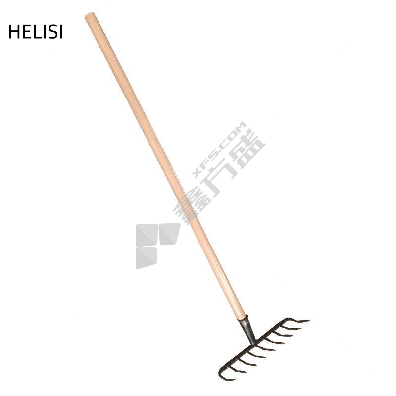 HELISI 九尺钉耙 木柄 120cm
