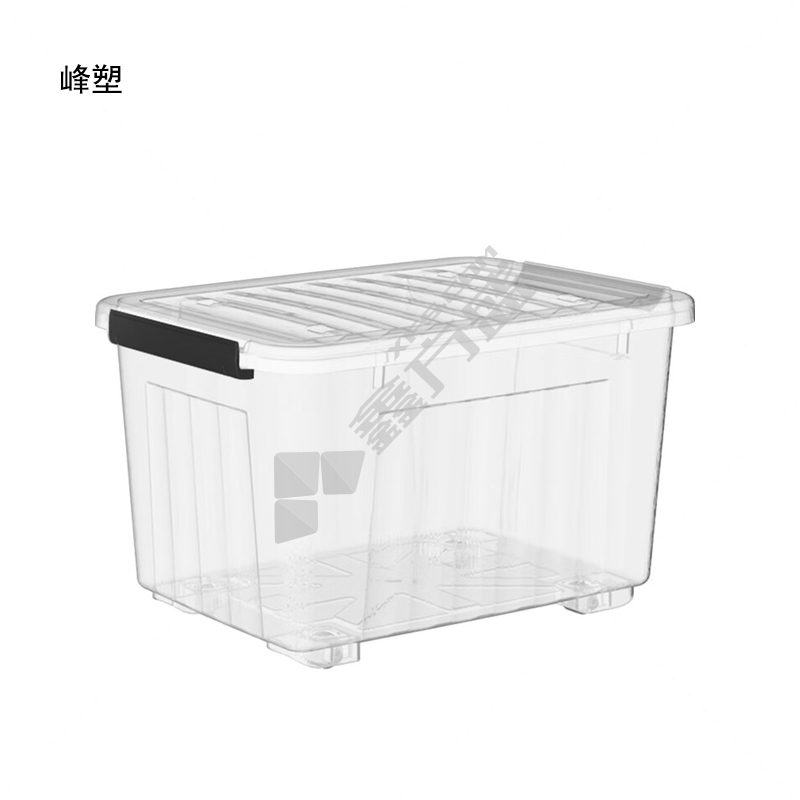峰塑 透明收纳盒收纳箱 36L