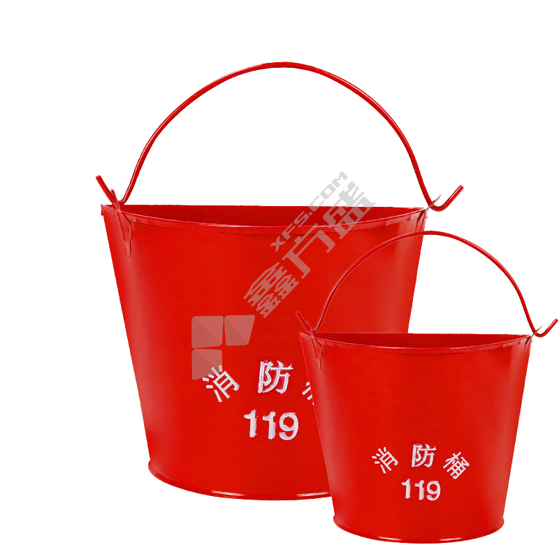 烤漆消防桶 8L/20cm