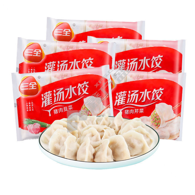 三全 猪肉白菜速冻食品水饺 455g