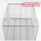 HCDDWRV 超声波不锈钢网筐 304不锈钢长60cm宽40cm高30cm，网孔1cm孔