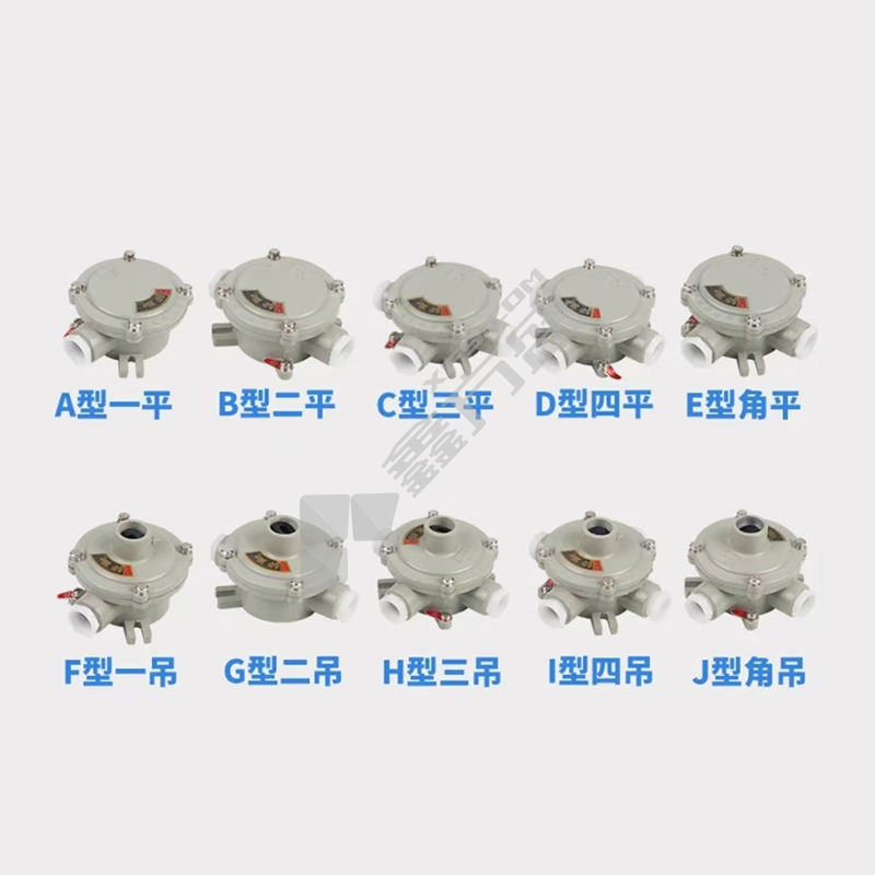 京冀 三通穿线盒 G3/4"/F型/灰色