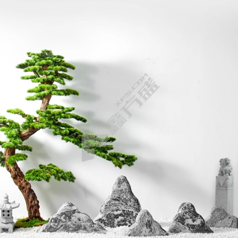 国产优品 天然雪浪石 总长2.5米*45cm高/B款雪浪石