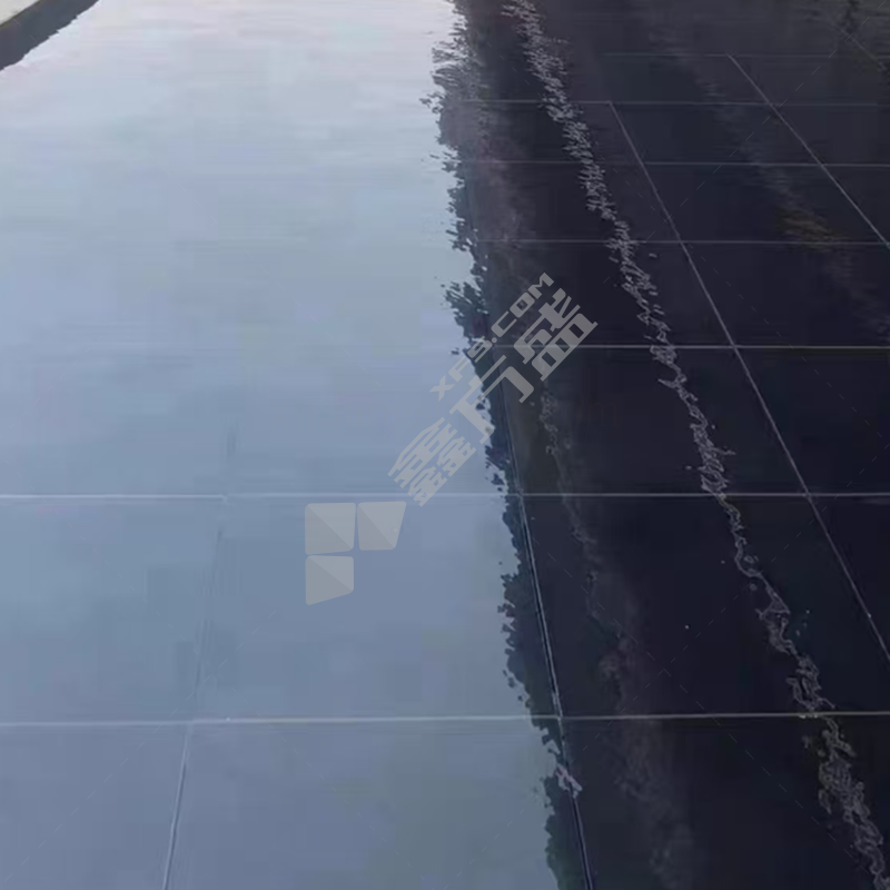 路面仿石砖 600*600*18mm/黑哑光面