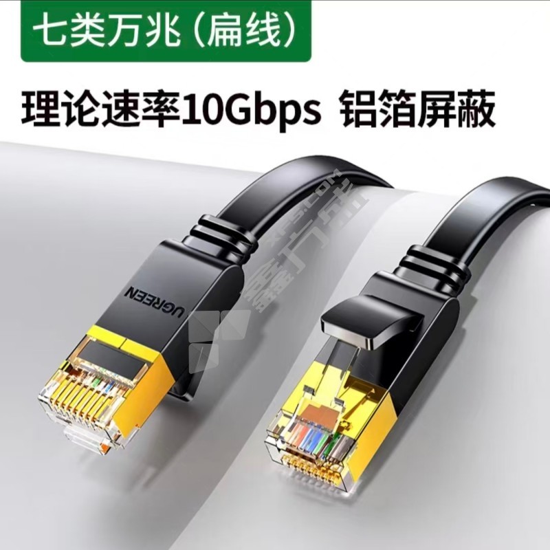 绿联 七类网线 1.5米 兆 扁线.