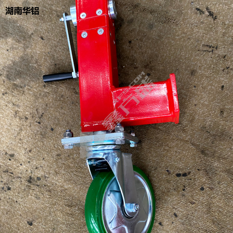 湖南华铝 升降机构 升降行程100，负载不小于400kg,红色面漆