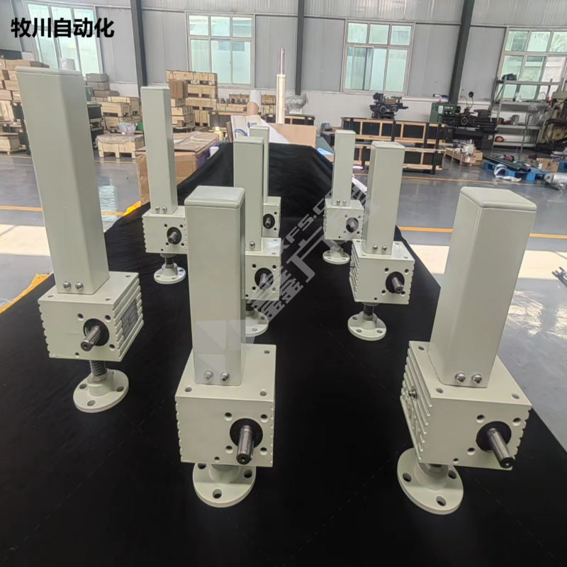 牧川自动化 螺旋升降机 MJT10-S-R2-150-FL-FCP(DL型)-IN2-P 含减速机、联轴器与连接法兰