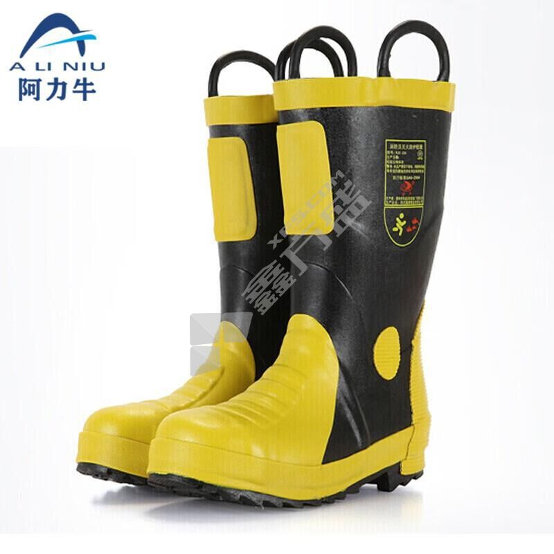 阿力牛 消防灭火防护靴. AZF59 混码 黄黑色 黄黑色  聚氯乙烯橡胶  