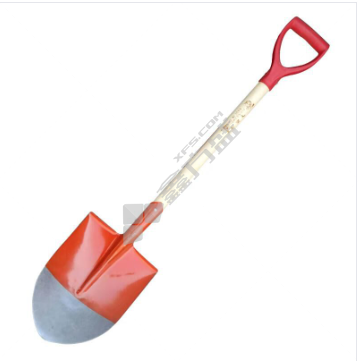援邦 消防锹.  100cm 木柄 红白 红白    