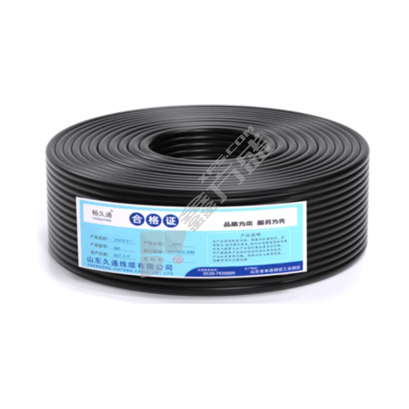 畅久通 96P同轴线缆 SYV75-3*100米/黑色