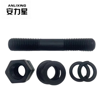 安力星 双头螺栓套件. GB901 M16*90mm 黑 黑  合金钢35CrMo  