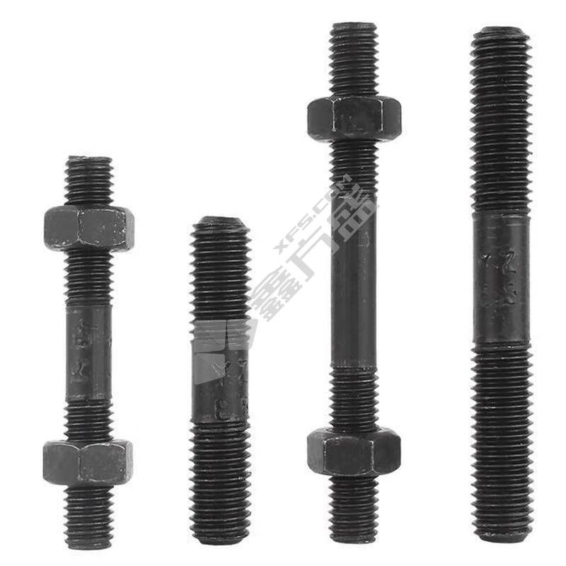 苌弘工业 双头螺栓.  M20*120mm 10个/包 发黑  碳钢  