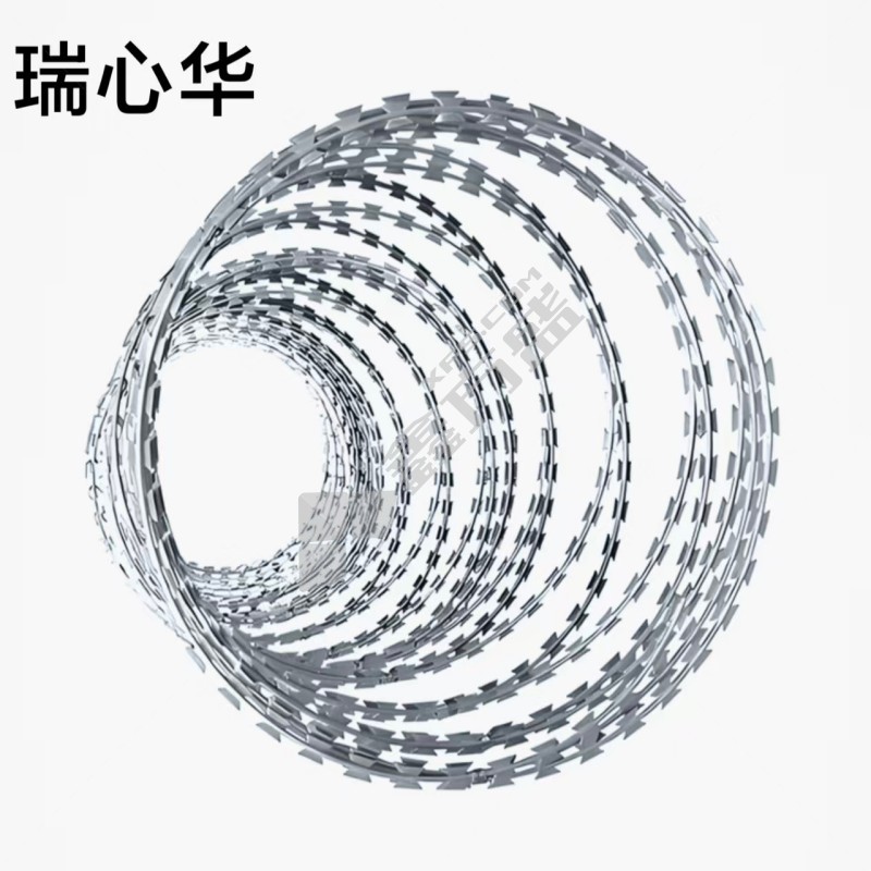 瑞心华 刺绳网 刀片双螺旋 冷镀锌圈经50cm 10米/卷