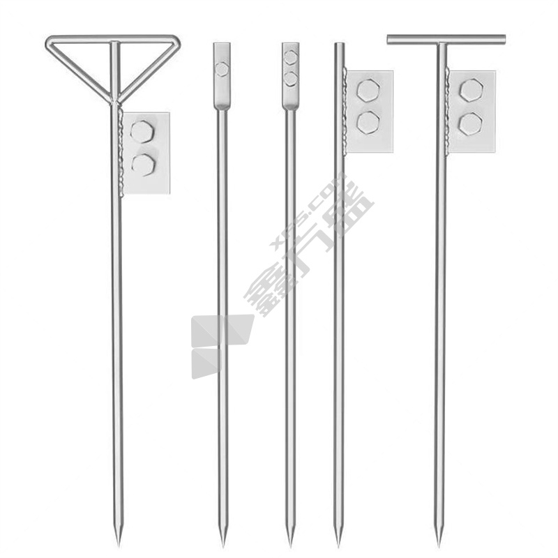 鼎鑫 镀锌尖接地极 50*5*2.5m