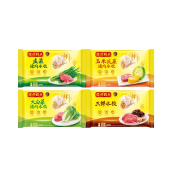 湾仔码头 饺子 1.32kg/玉米+三鲜+白菜+韭菜