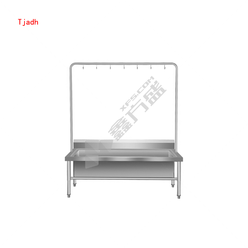 Tjadh 不锈钢加厚一体式拖把池（高架款） 120cm*60cm*175cm