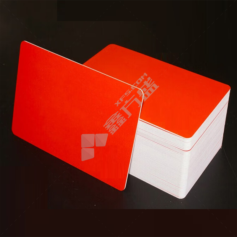 PVC红色卡片 86mm*54mm*0.76mm