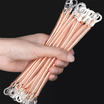 编制紫铜跨接线（8孔） 6平方*10米