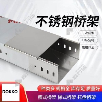 DOKKO 不锈钢桥架(带盖板扣) 200X100mm