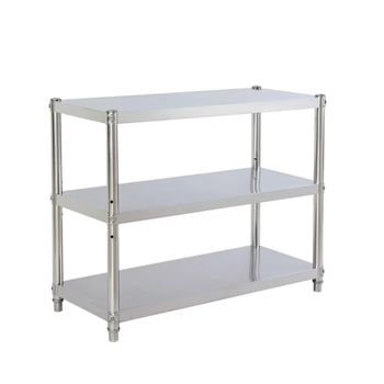 国产优品 不锈钢置物架 高800*长500*宽300mm/25KG/三层