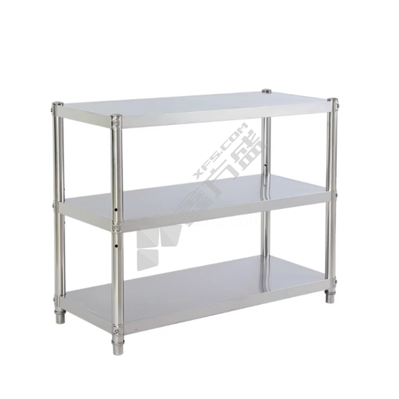 国产优品 不锈钢置物架 高800*长500*宽300mm/25KG/三层
