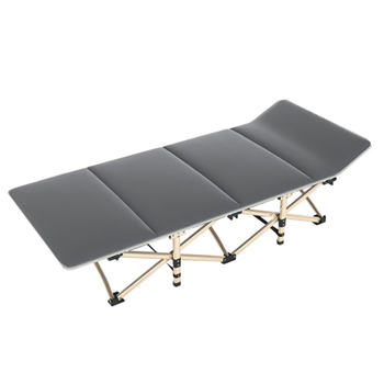 臻远 简易折叠床 灰色方管 ZY5052231 简易折叠床 灰色方管 190*71*36cm（单位：张）深灰色
