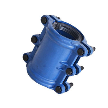 铸铁直式哈夫节 DN150*500mm/蓝色