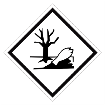目视化 水生环境有害警示标签贴纸 250x250mm (100张/包)