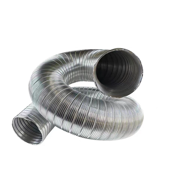 纯铝加厚可伸缩波纹通风管 350mm*2m