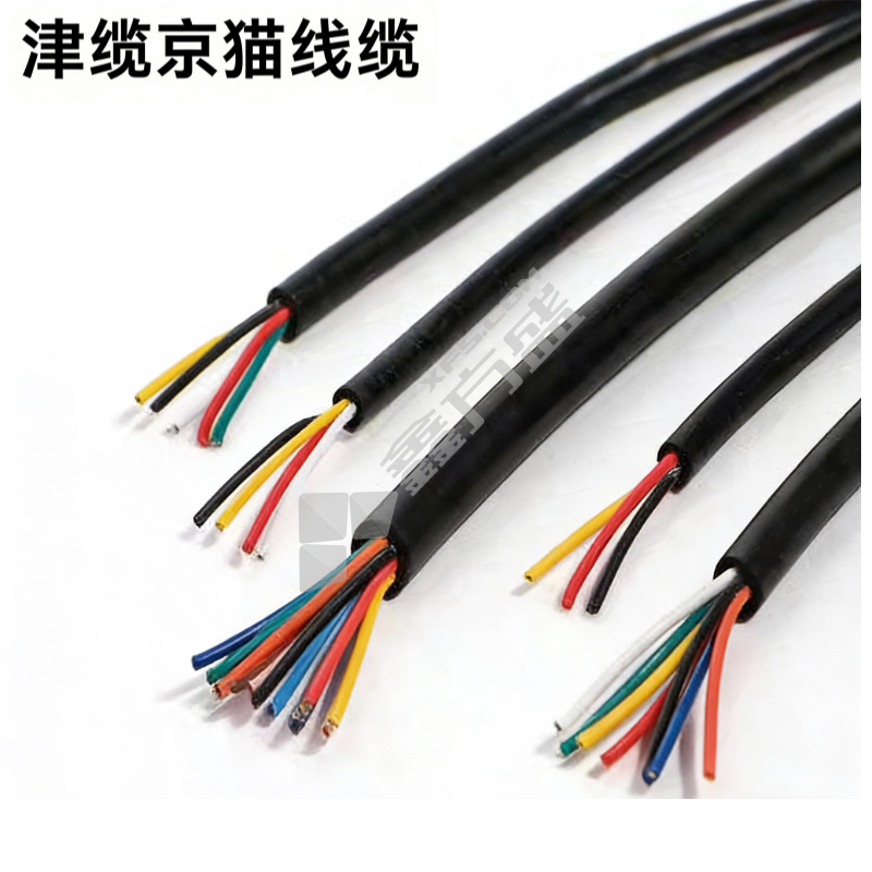 津缆京猫线缆 工业数据线 4芯 5米/根