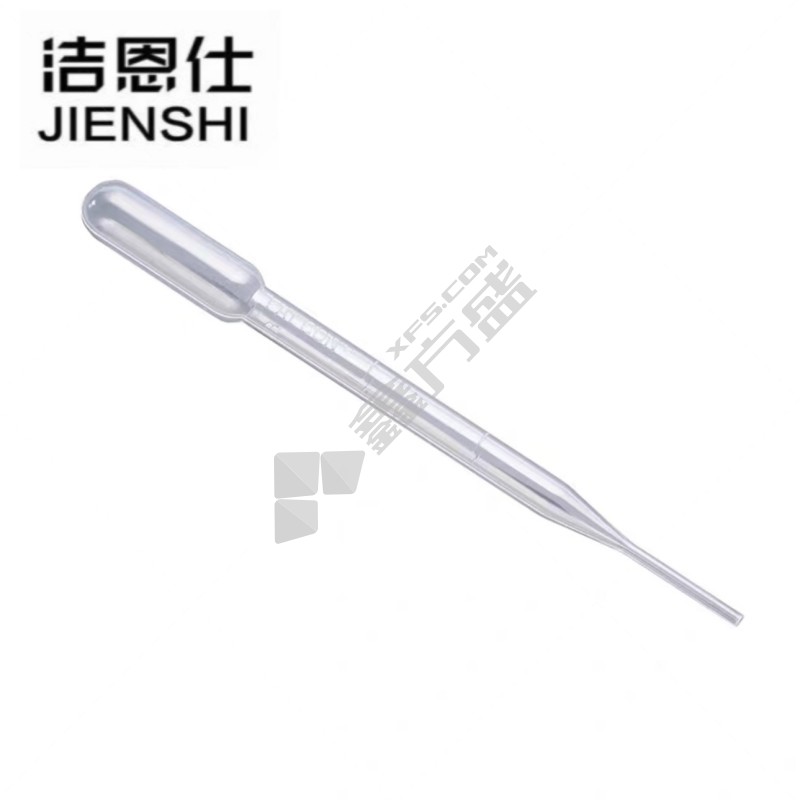洁恩仕 一次性塑料滴管巴氏吸管 3ml*100支（1包）