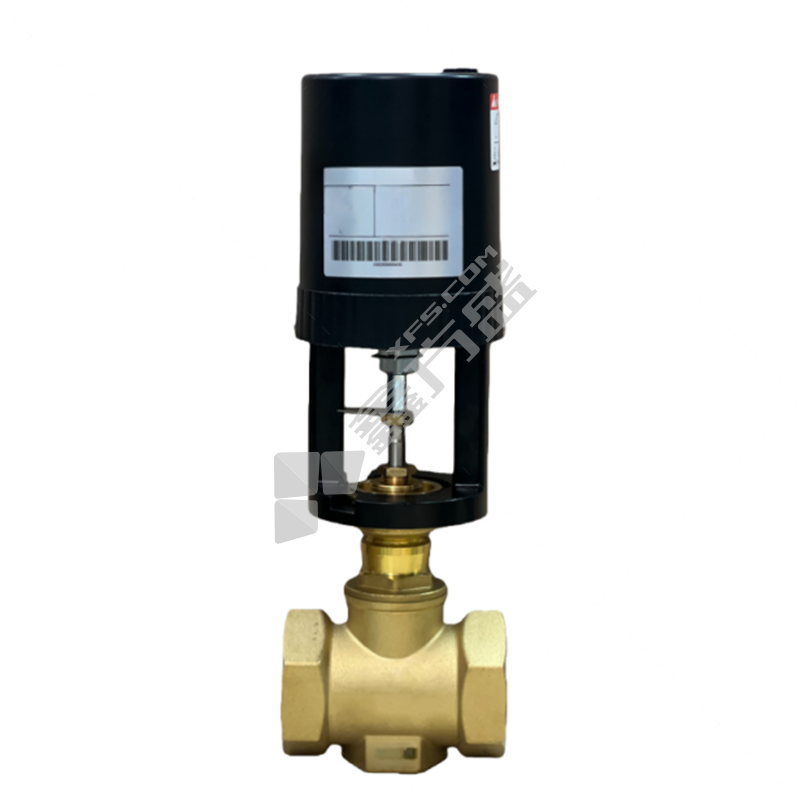 亿隆 AC24V调节型铜丝扣电动两通阀 DN40/1.0mpa