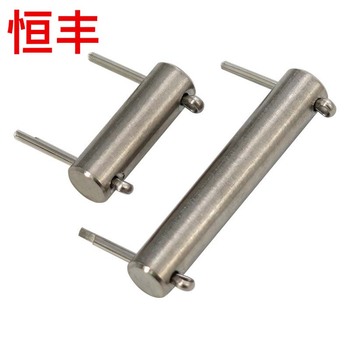 恒丰 304不锈钢双孔圆柱销 M8*45
