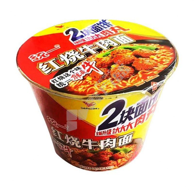 统一 桶装方便面 103g/红烧牛肉面