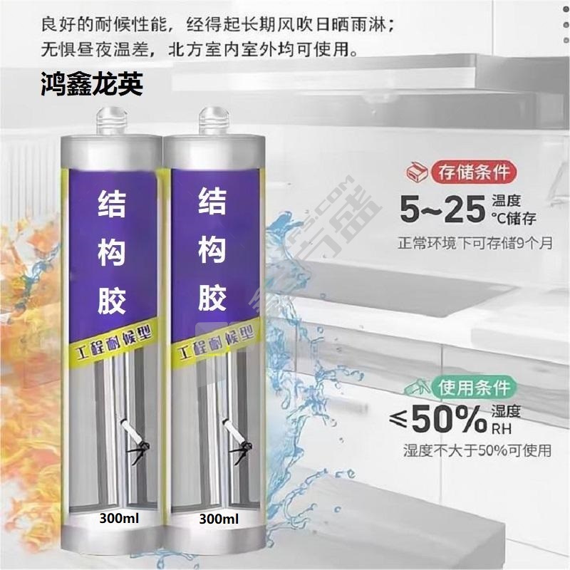 鸿鑫龙英 结构胶 瓷白